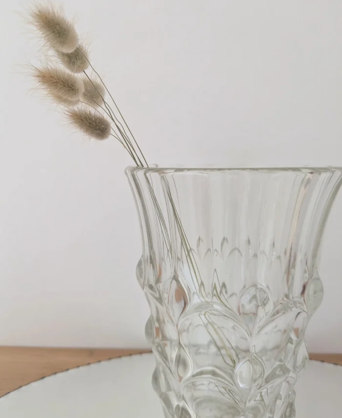 vase cristal Val St Lambert vintage