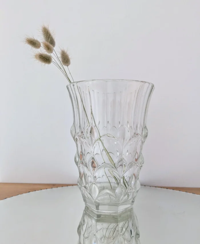 vase cristal Val St Lambert vintage