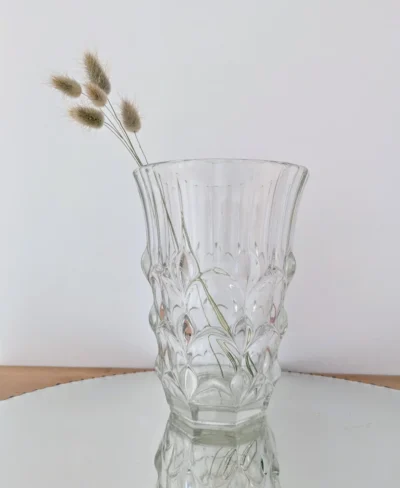 vase cristal Val St Lambert vintage