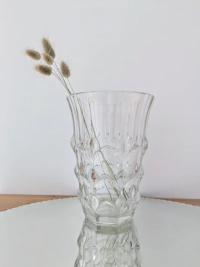 vase cristal Val St Lambert vintage