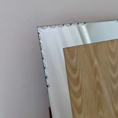 Cadre photo miroir biseauté vintage à poser