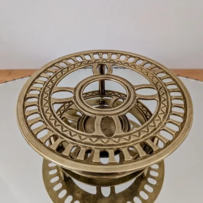 Chauffe-plat laiton vintage Nijhof Holland