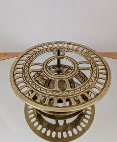 Chauffe-plat laiton vintage Nijhof Holland