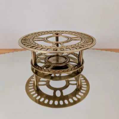 Chauffe-plat laiton vintage Nijhof Holland