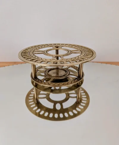 Chauffe-plat laiton vintage Nijhof Holland