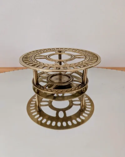 Chauffe-plat laiton vintage Nijhof Holland