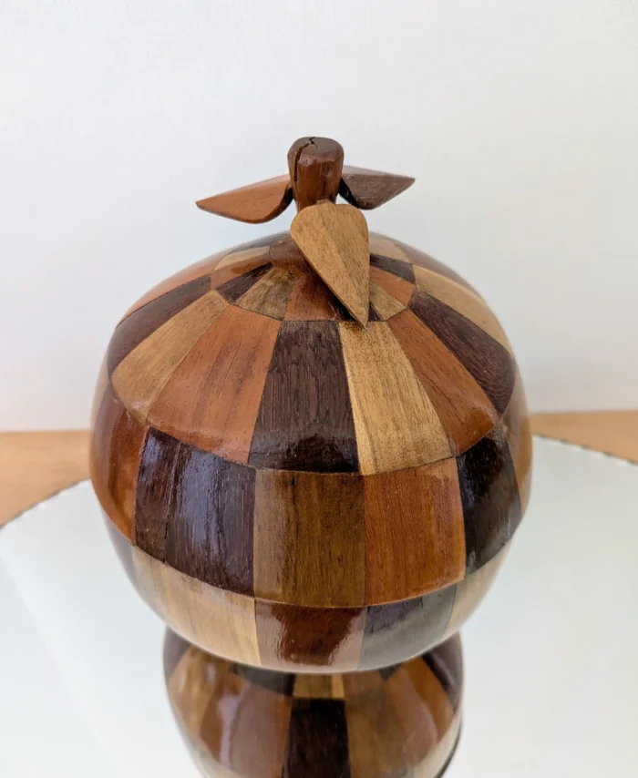 seau à glaçons noix de coco vintage années 50