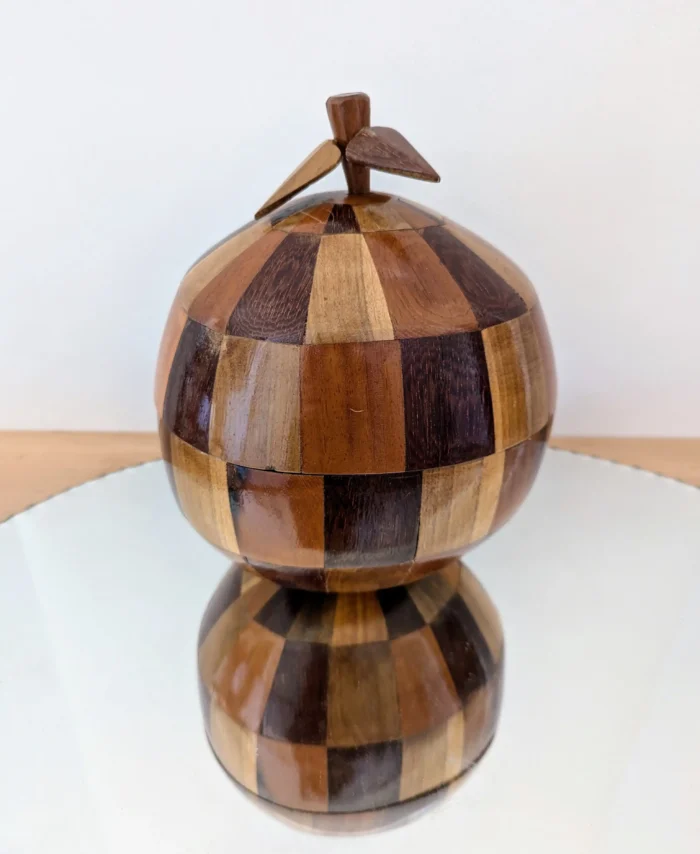 seau à glaçons noix de coco vintage années 50