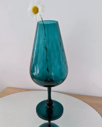 vase Empoli verre soufflé Italie vintage