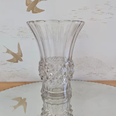 Vase Luxval Baden Val St Lambert vintage