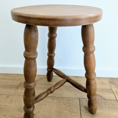 tabouret tripode bois