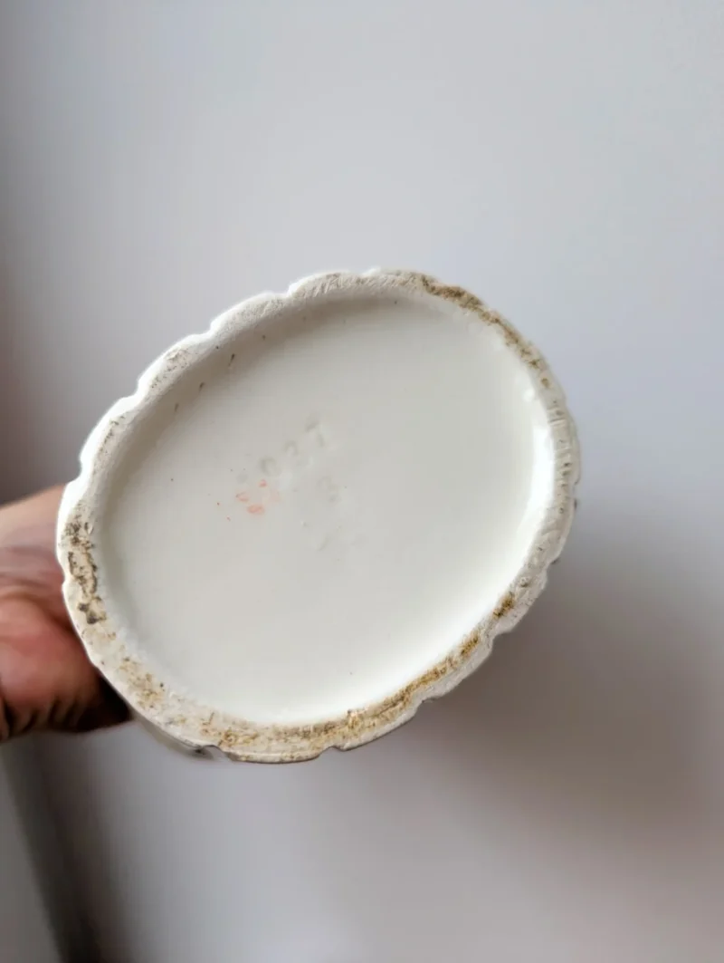 Ancien pot de chambre faience Badonviller art déco