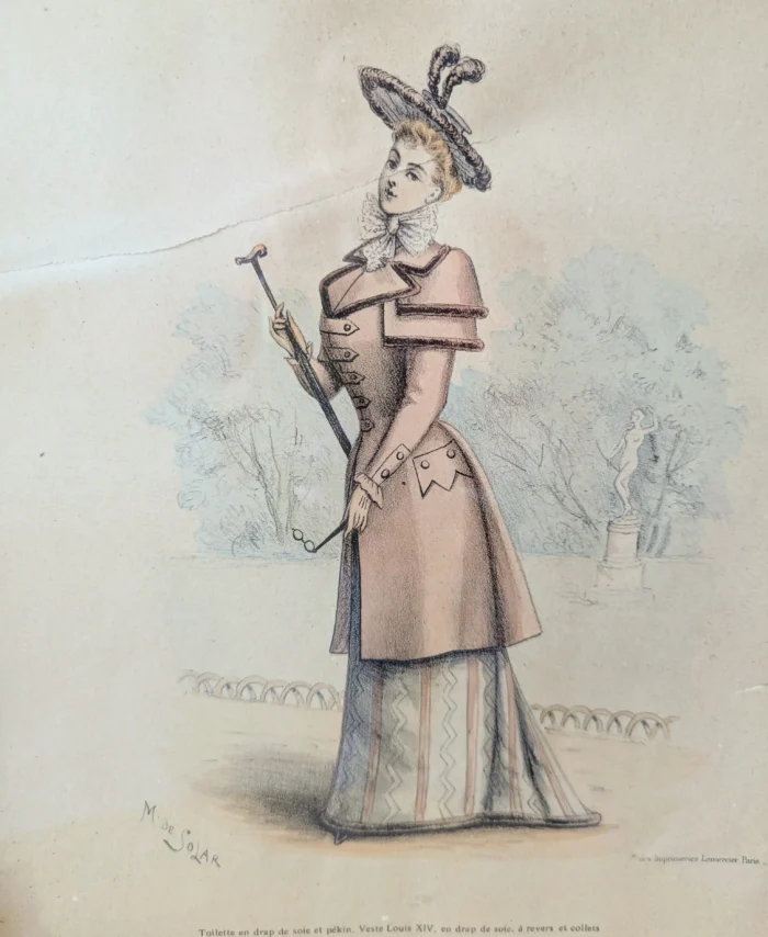 reproduction encadrée marie de solar