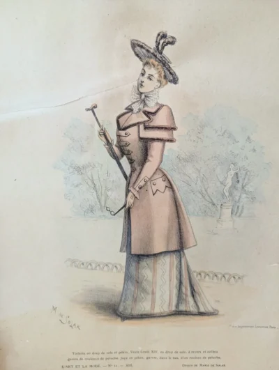reproduction encadrée marie de solar