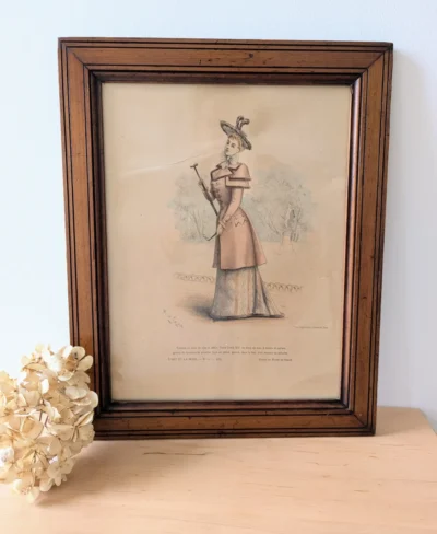 reproduction encadrée marie de solar