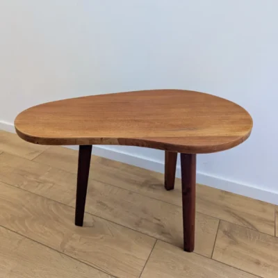 table tripode vintage haricot table basse années 50