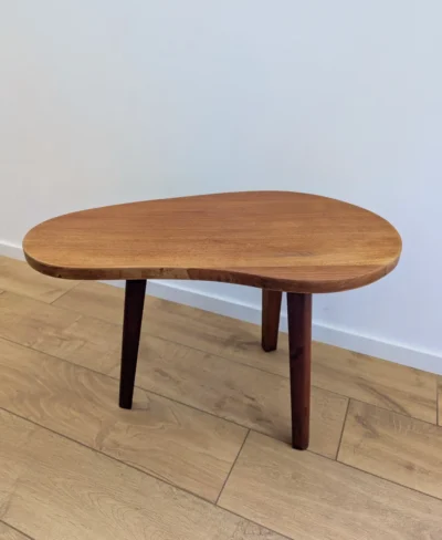 table tripode vintage haricot table basse années 50