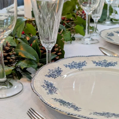 assiettes Badonviller modèle Richelieu