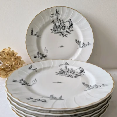 collection assiettes Bernardaud Marie-Antoinette