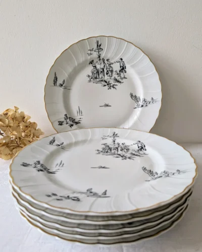 collection assiettes Bernardaud Marie-Antoinette