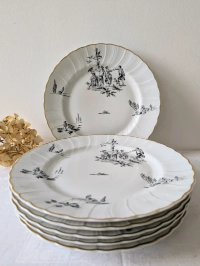 collection assiettes Bernardaud Marie-Antoinette