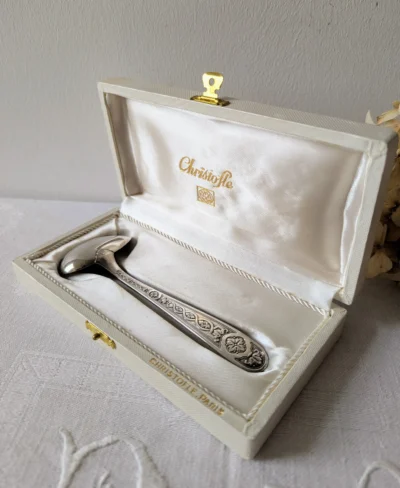 cuillere christofle metal argente metal argente