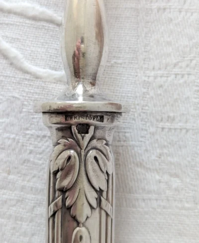 poinçon authentique Christofle sur fourchette ancienne