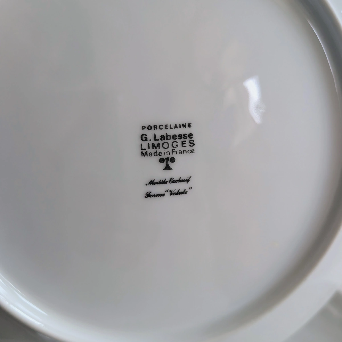 Signature Porcelaine G. Labesse Limoges Made in France modèle Volute