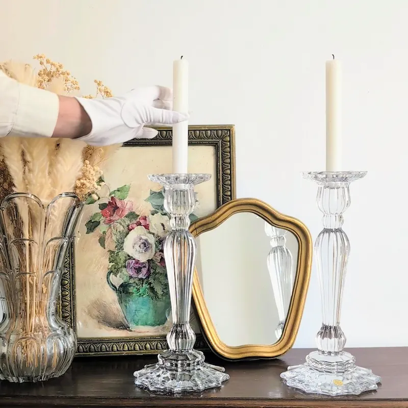 Bougeoirs et chandeliers anciens