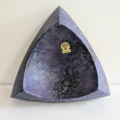 Coupe en céramique allemande vintage émail moucheté