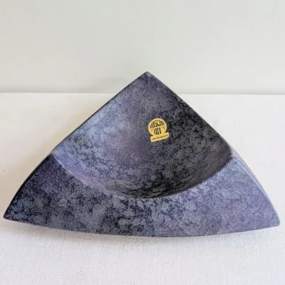 Vide-poche Ruscha vintage en céramique violette